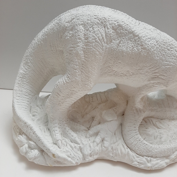 ๐ Large Paintable T-Rex Dinosaur Figure Statue Unglazed Blank White Kids Decor - Picture 11 of 14